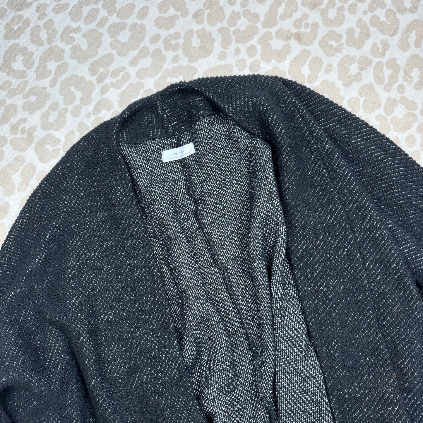 Oak + Fort Oversized Cardigan (XS)