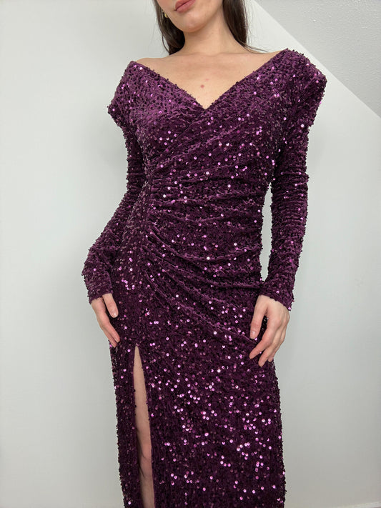Ricarica Sequin Maxi Dress (S)