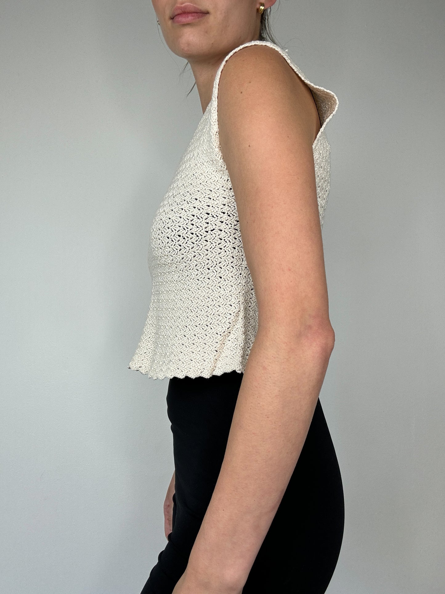 Vintage Crochet Tank (S/M)