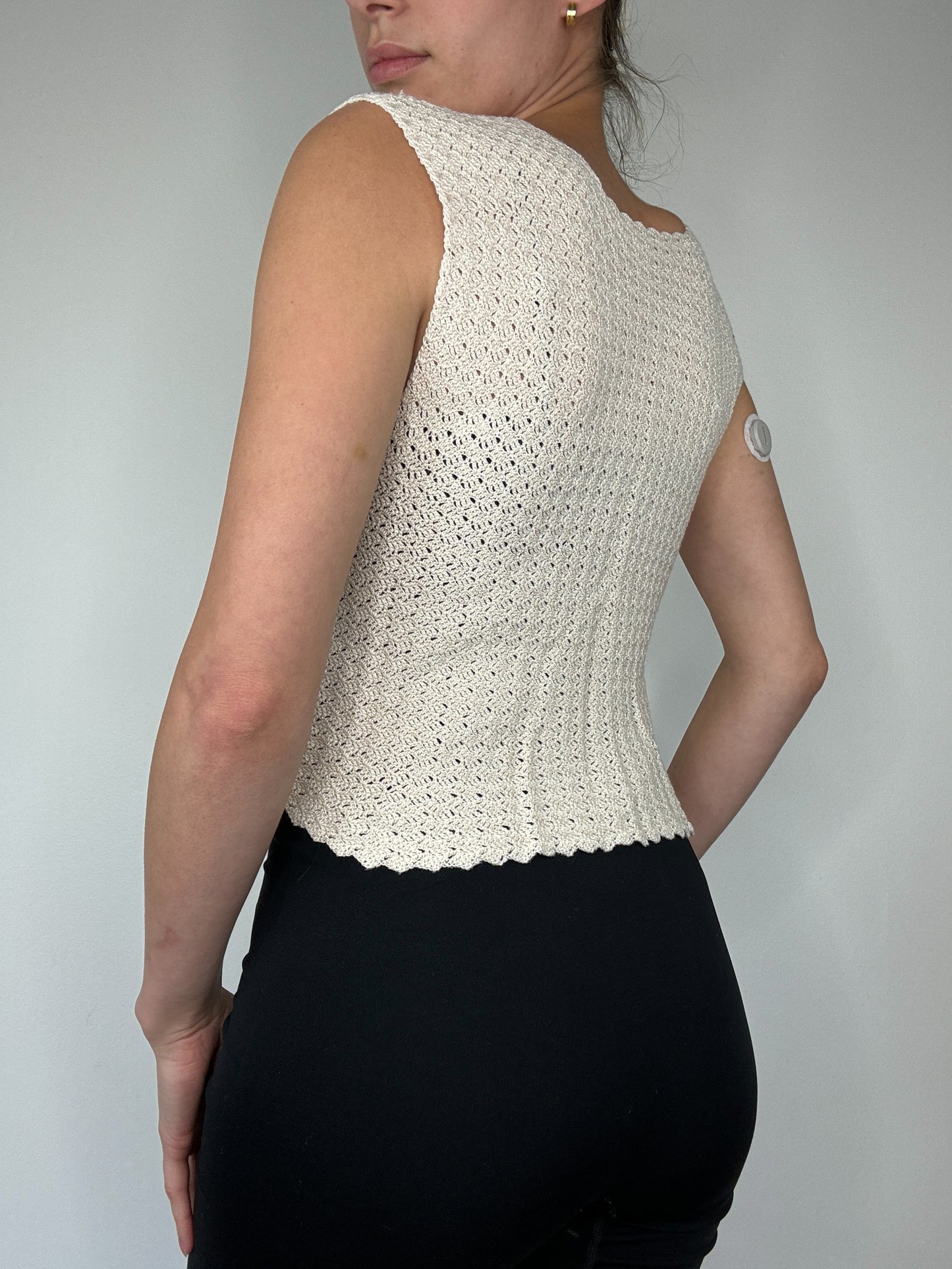 Vintage Crochet Tank (S/M)