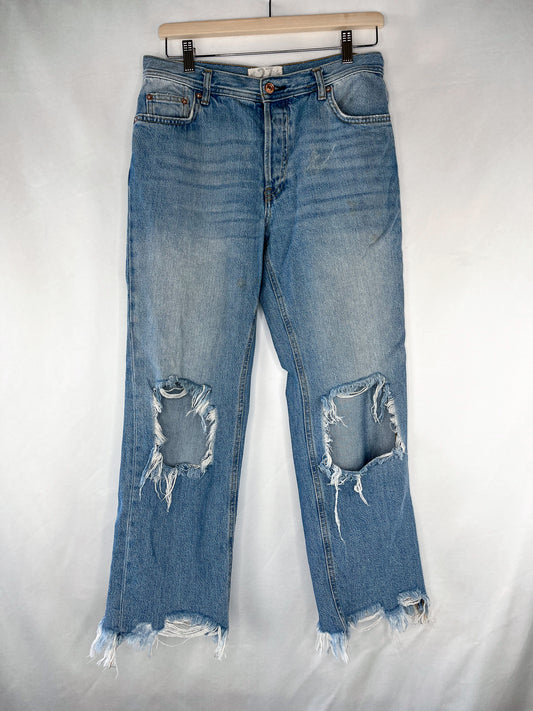 Free People Distressed Jeans