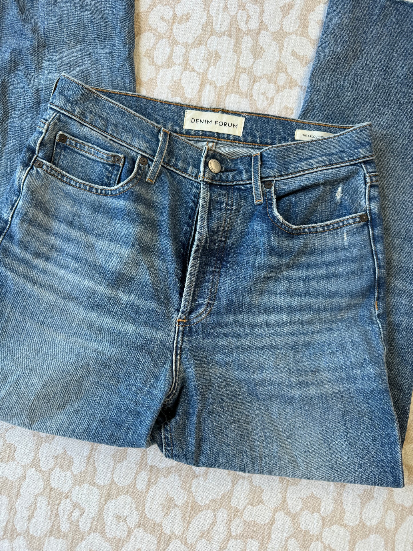 Denim Forum Arlo Straight Jeans (27)