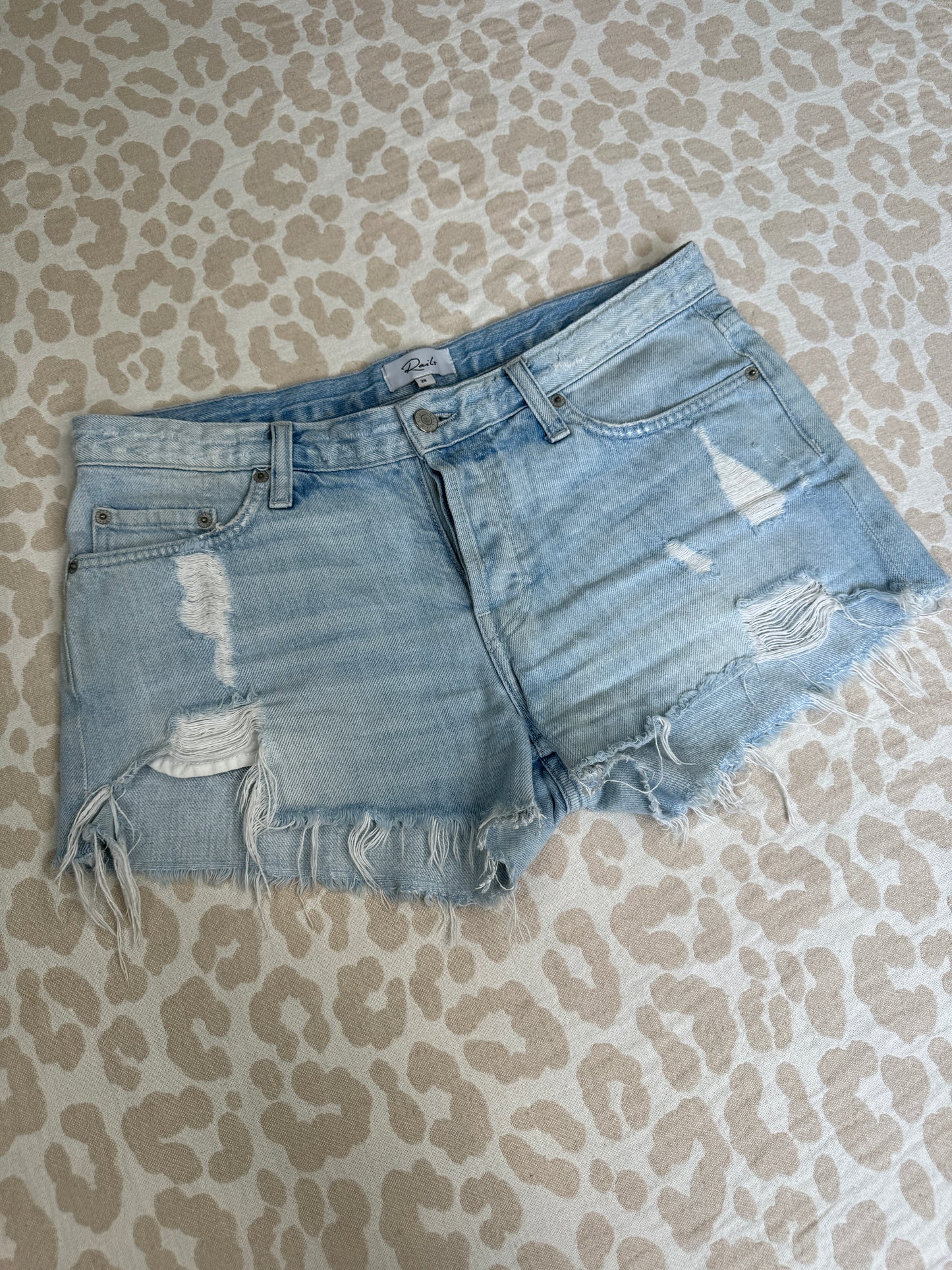 Rails Denim Shorts (28)