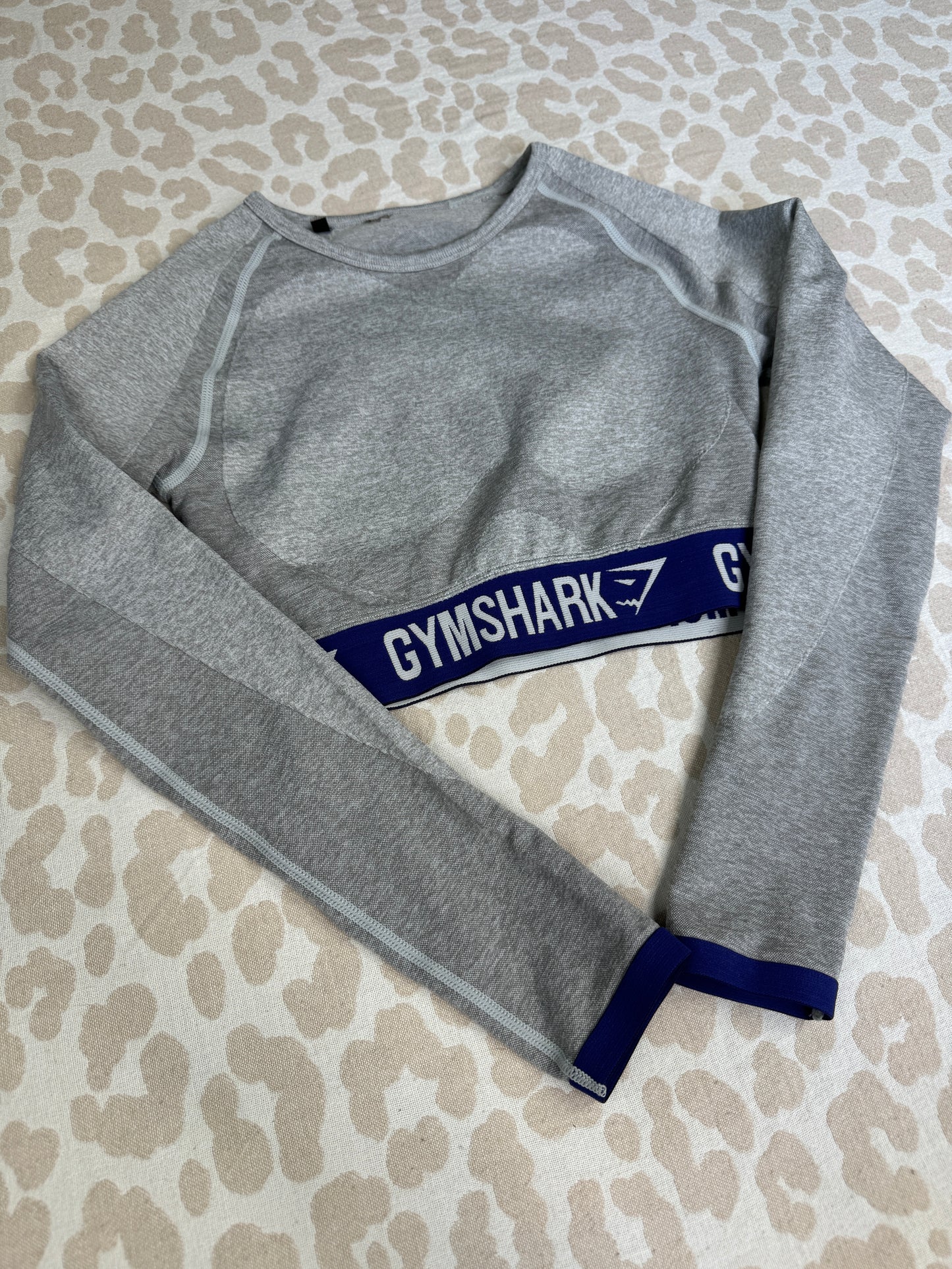 Gymshark Flex Long Sleeve Crop Top (S)